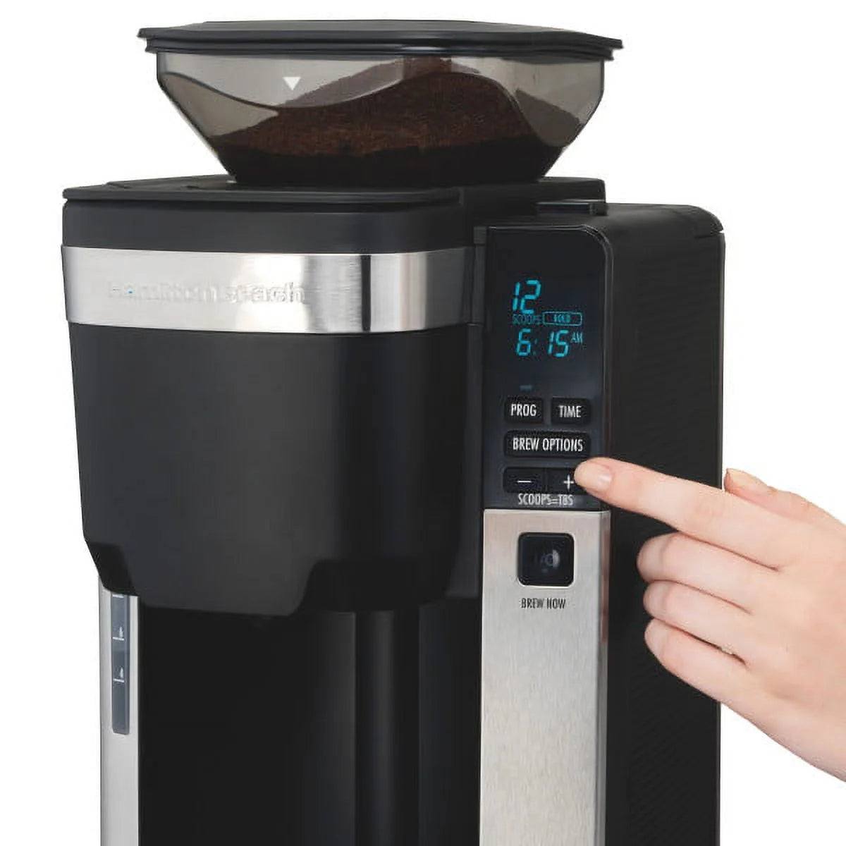 Hamilton Beach? Auto Grounds Dispensing Coffee Maker | Model# 45400