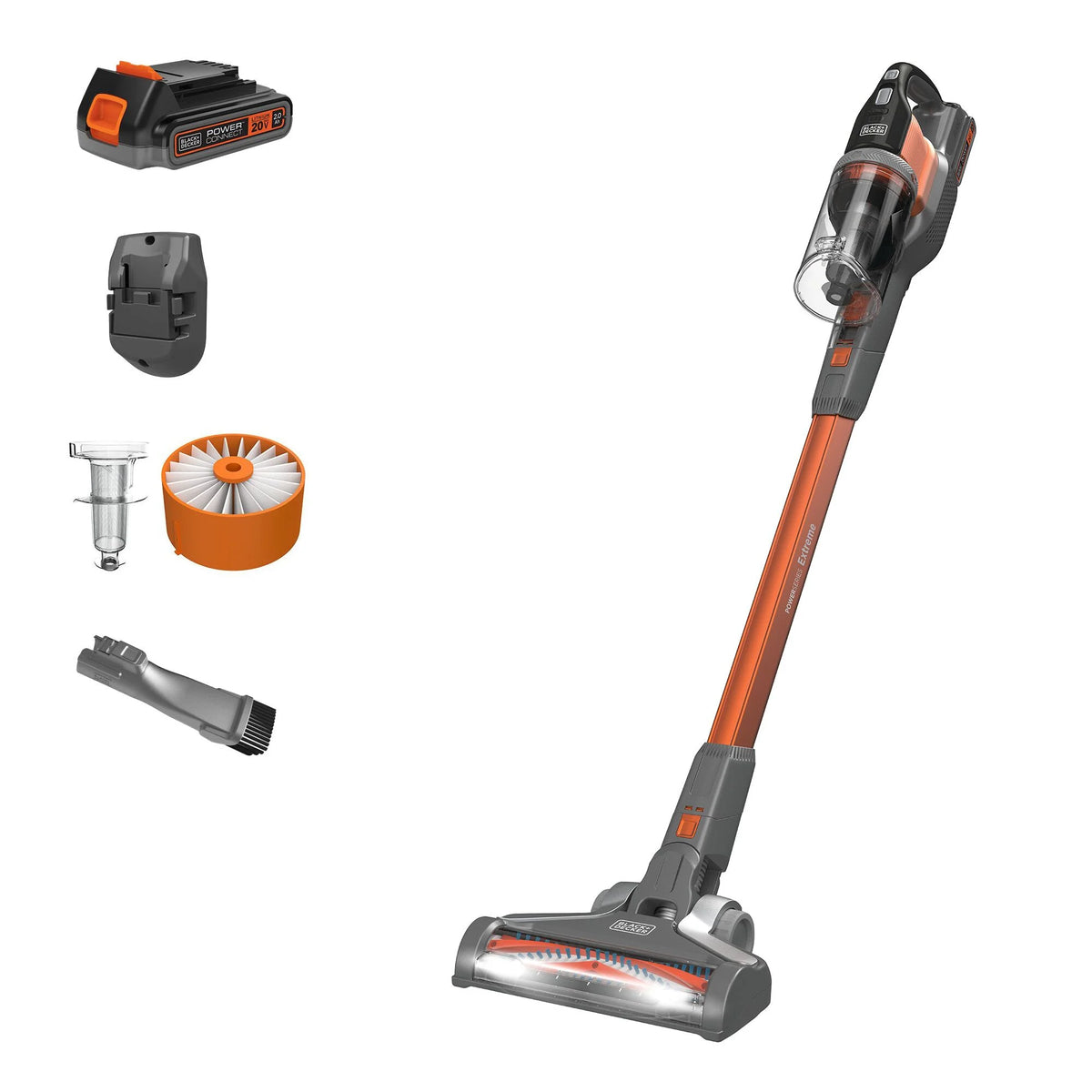BLACK+DECKER POWERSERIES Extreme Cordless Stick Vacuum Cleaner, BSV2020