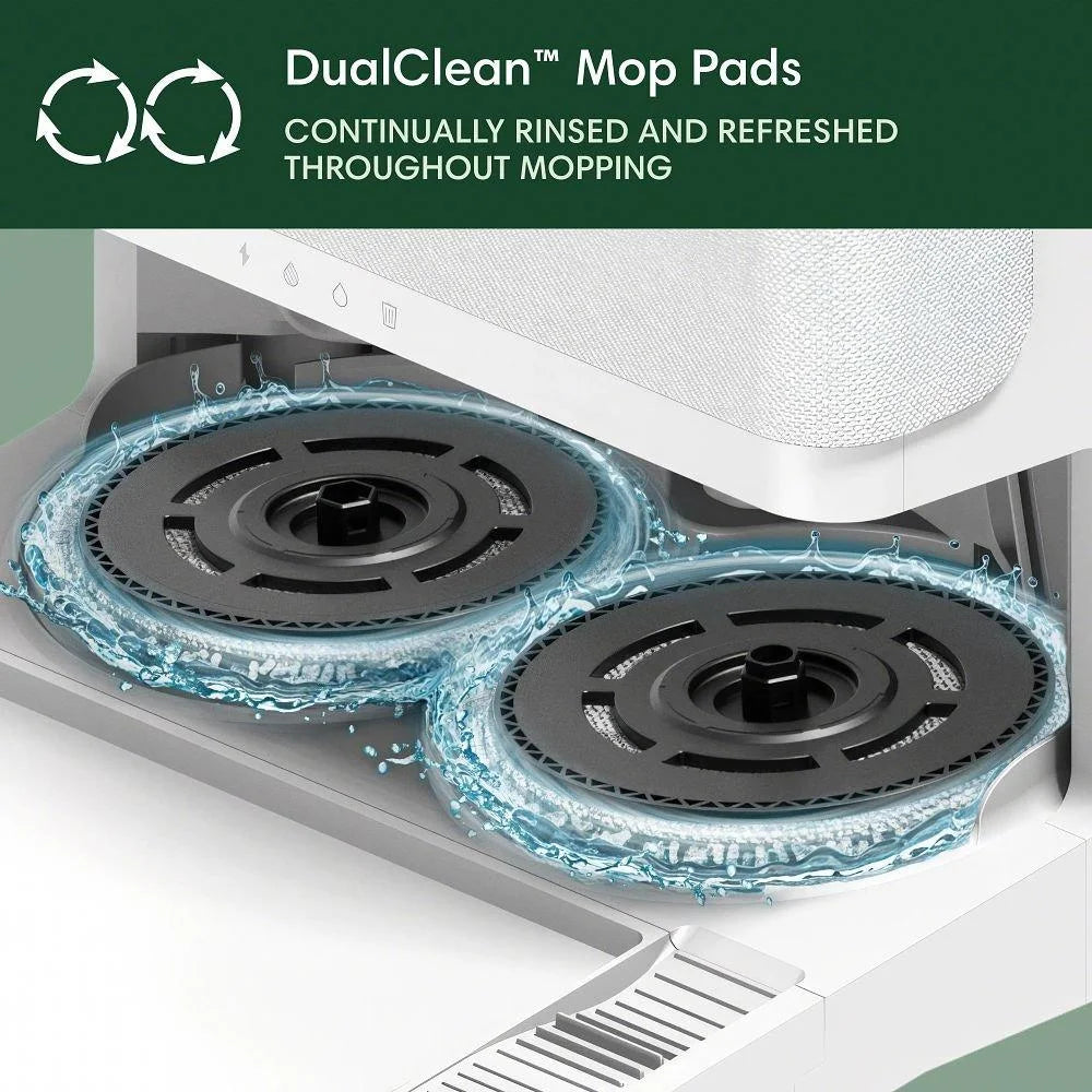 iRobot Roomba Plus 505 Combo Robot Vacuum & Mop + AutoWash Dock - WHITE EDITION