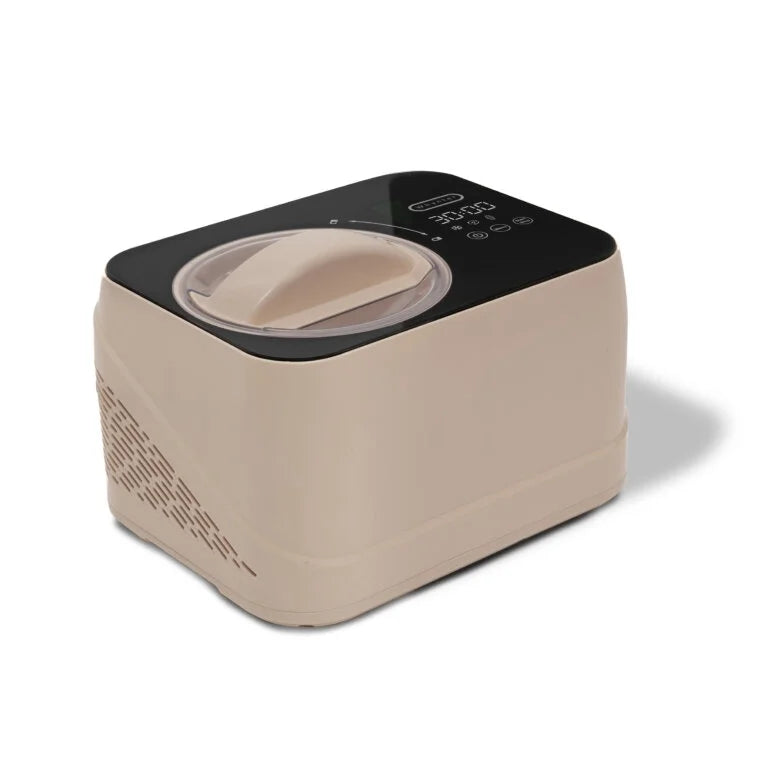 Whynter 0.8 Quart Compact Automatic Ice Cream Maker with Stainless Steel Bowl, Taupe Latte ICM-080-TL