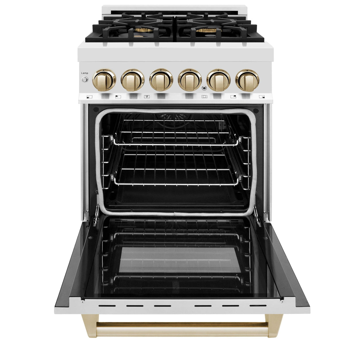 ZLINE KITCHEN AND BATH RAZ24CB professional gas range