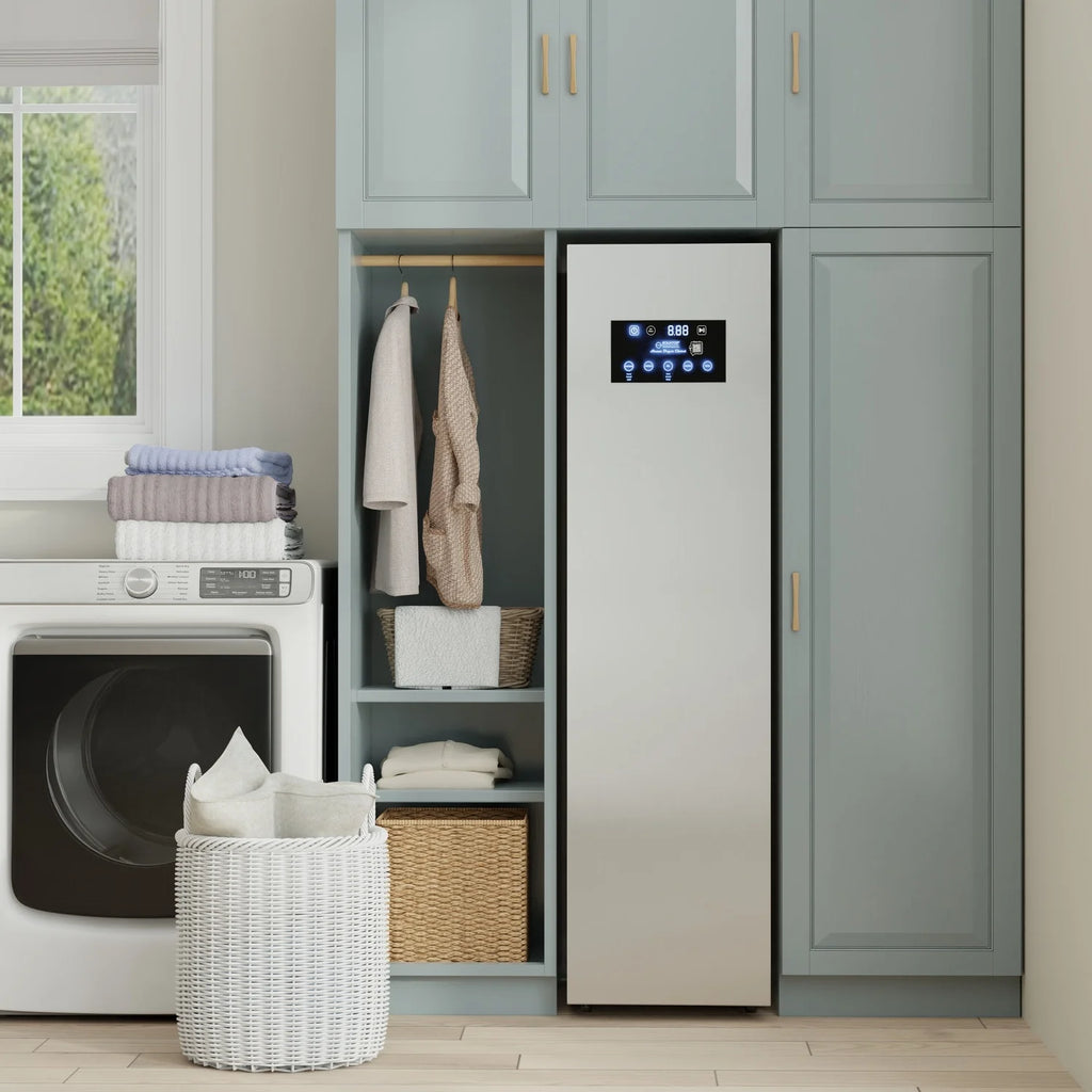 Equator Steam Dryer Closet REMOVE WRINKLES Sanitize Deodorize Refresh Slim110V