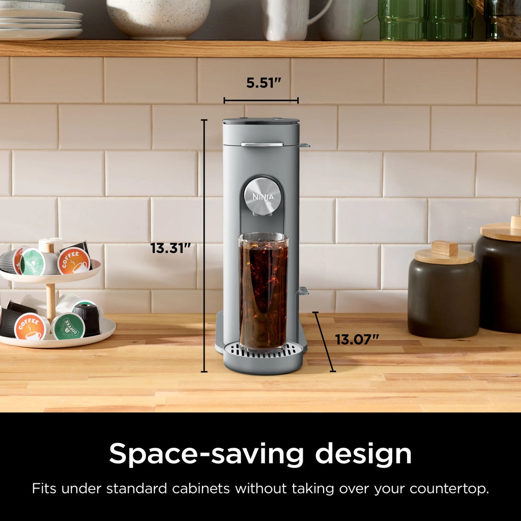 Ninja Single-Serve Pods & Grounds Hot and Iced Coffee Brewer with Rapid Cold Brew