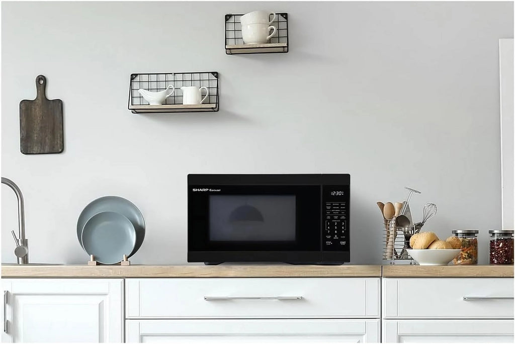 Countertop Microwave, 1000W, 1.1 cu ft, BLACK