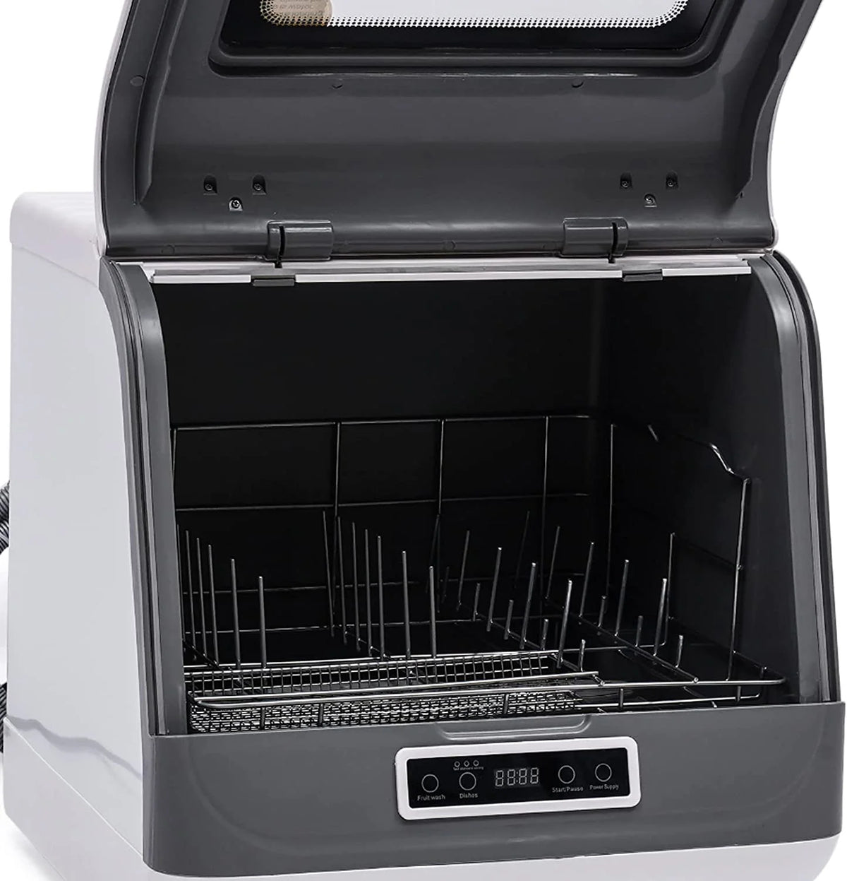 FETCOI Portable Countertop Dishwasher, Compact Mini Dishwasher with Air-Dry Function, 3 Washing Programs, for Small Apartment, RV