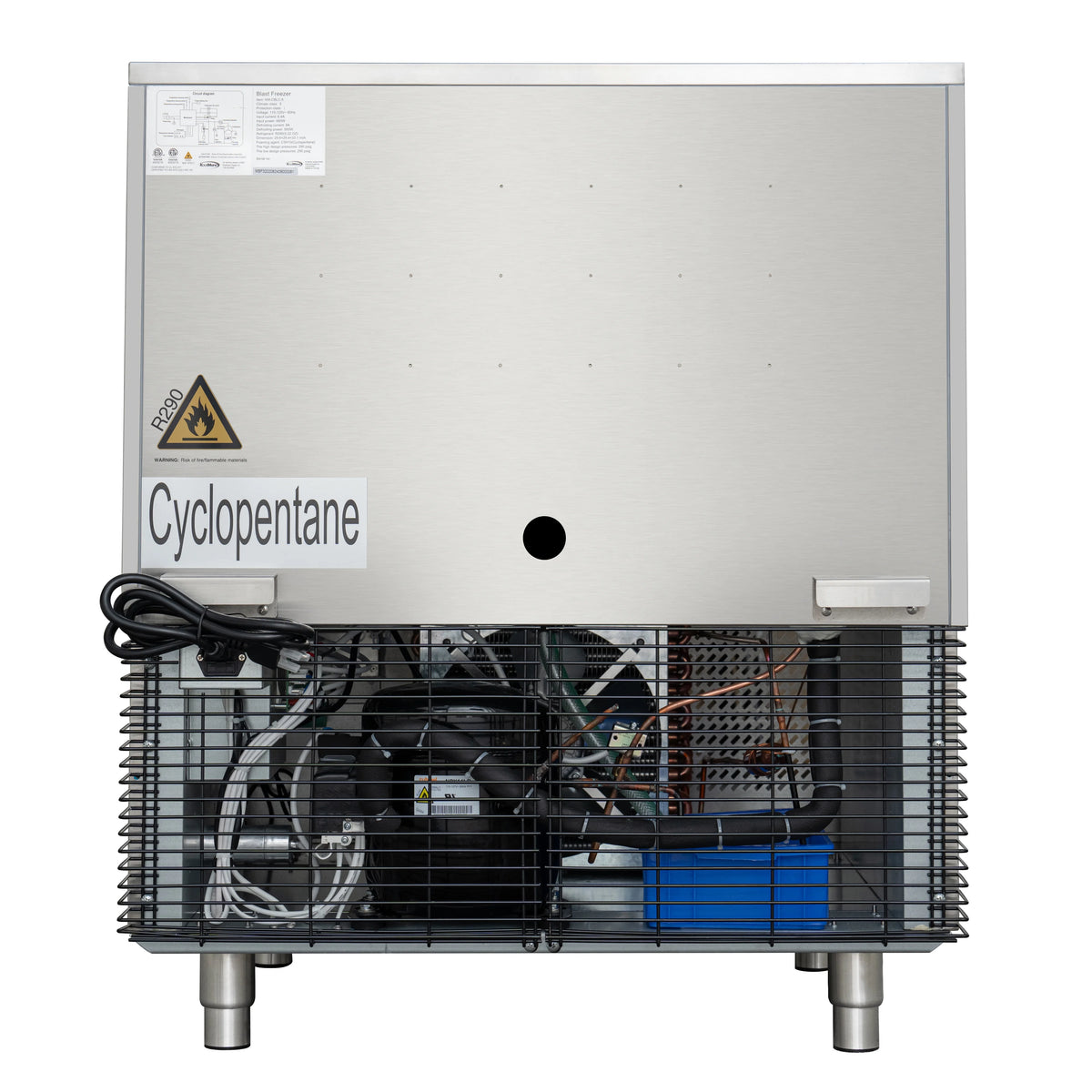 Commercial 10 Pan Reach-in Blast Chiller 88 lbs Rapid Chill / 77 lbs Rapid Freeze