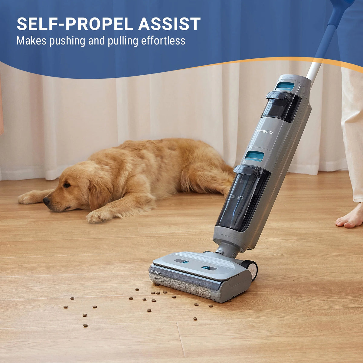 Tineco GO SENSE Cordless Smart Floor Washer, Multi-Surface Wet Dry Vacuum / Mop (GH301)