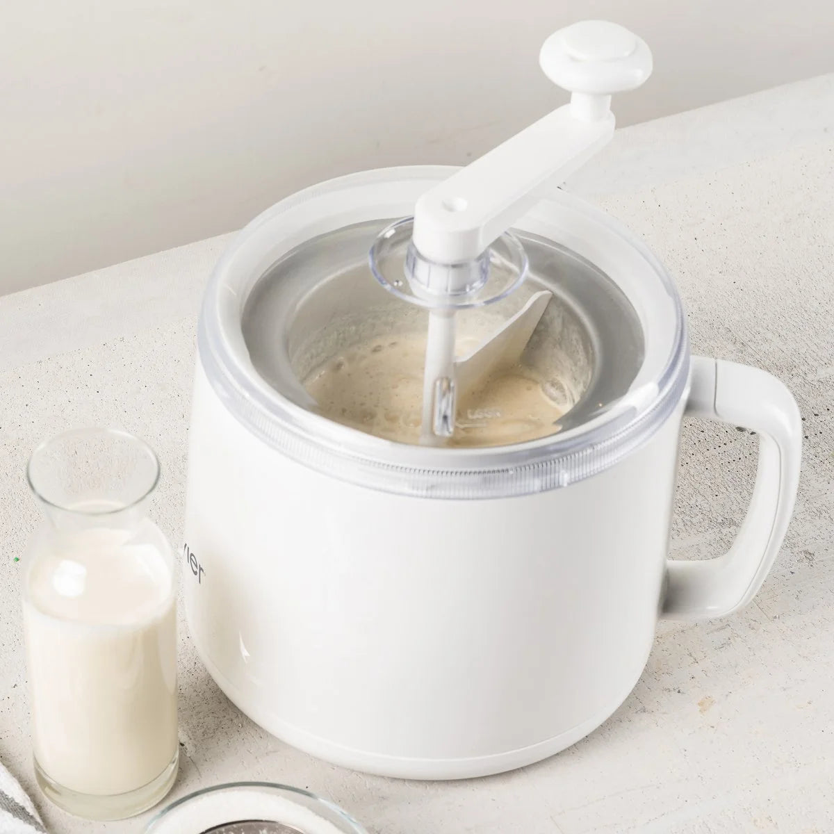 Cuisipro Donvier Manual Ice Cream Maker | White