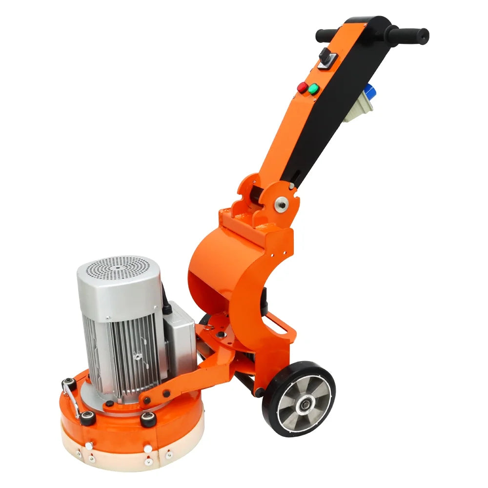 TECHTONGDA Floor Grinding and Trimming Machine Concrete Floor Grinder Polisher Machine Heavy Duty Hand-Push Concrete Grinding Machine 220V