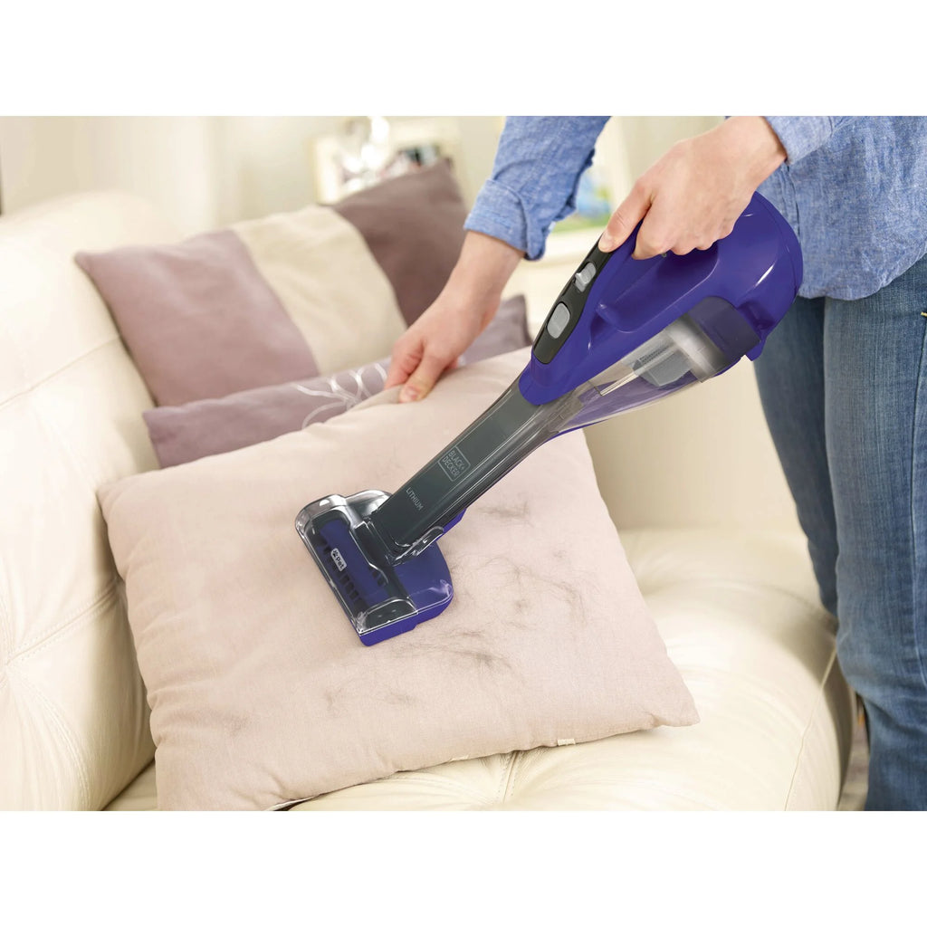 BLACK+DECKER Dustbuster furbuster AdvanceClean Cordless Pet Handheld Vacuum, HLVA325JP07