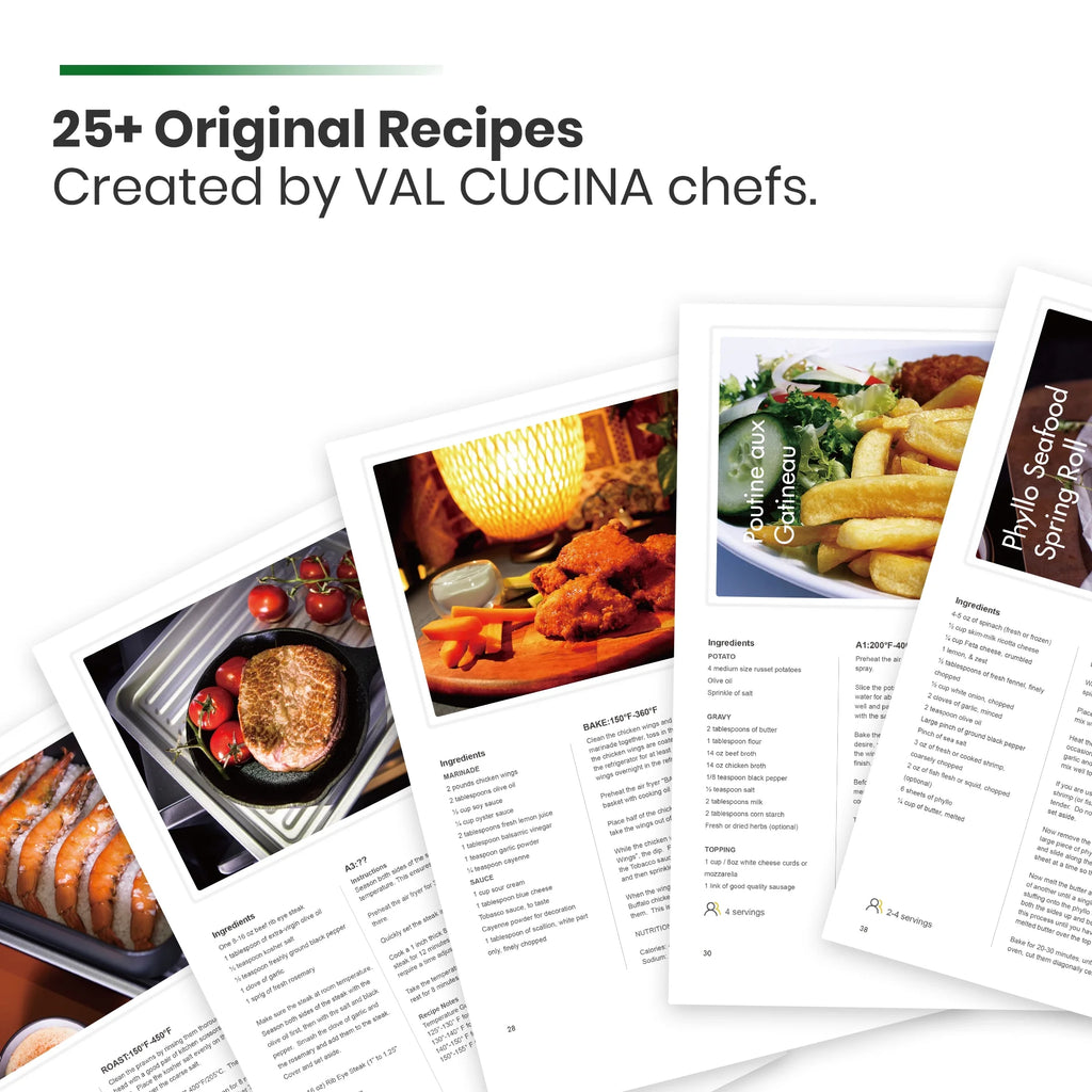 VAL CUCINA 10-IN-1 AIR FRYER TOASTER OVEN -  BRUSHED STAINLESS STEEL
