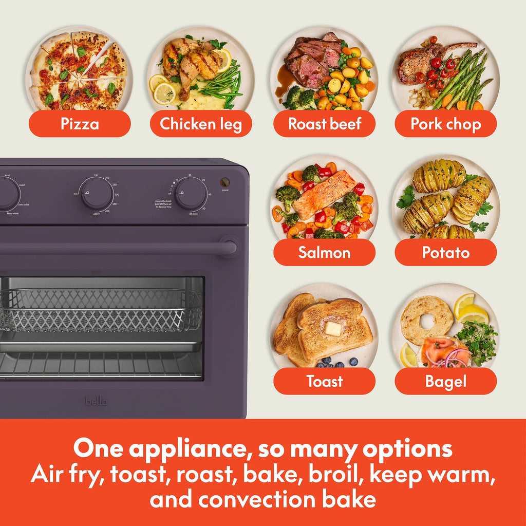 bella 6-Slice Toaster Oven, Oatmilk