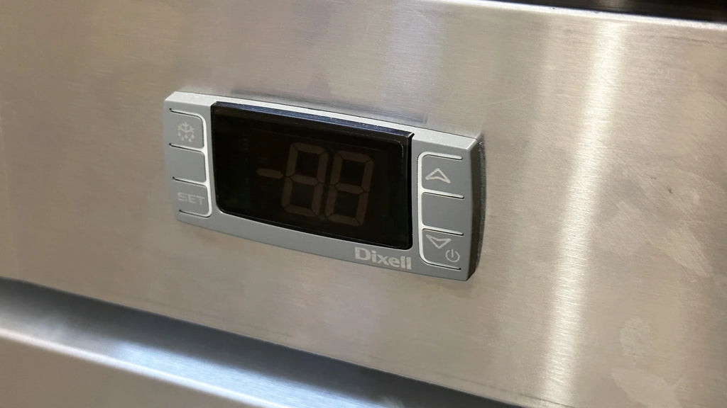 54 in. with 42 Cu.ft. Auto Defrost Freezer, Commercial 2 Door Reach in Upright Freezer in Stainless Steel, NSF