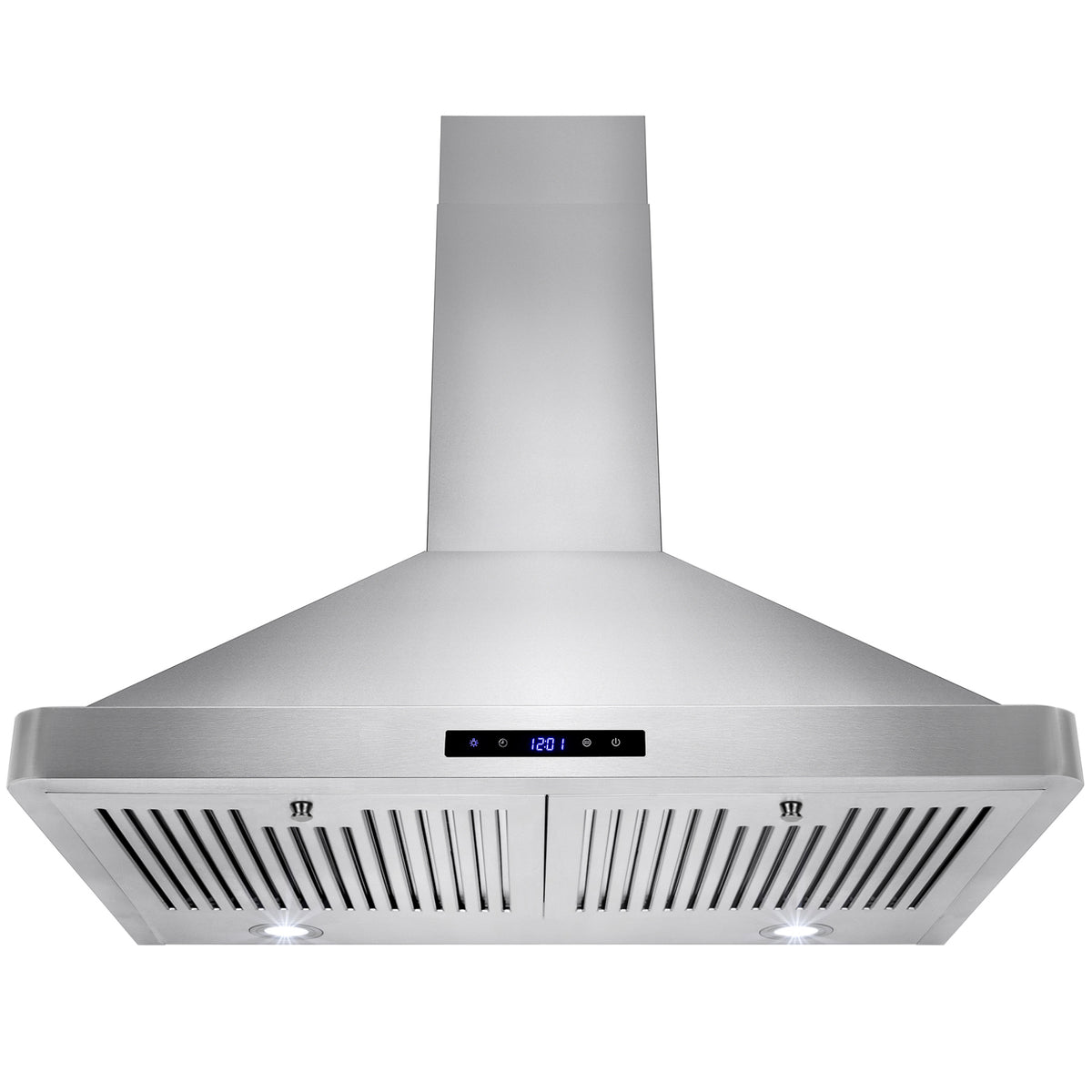 AKDY 30" European Stainless Steel Wall Mount Range Hood with Touch Control Panel