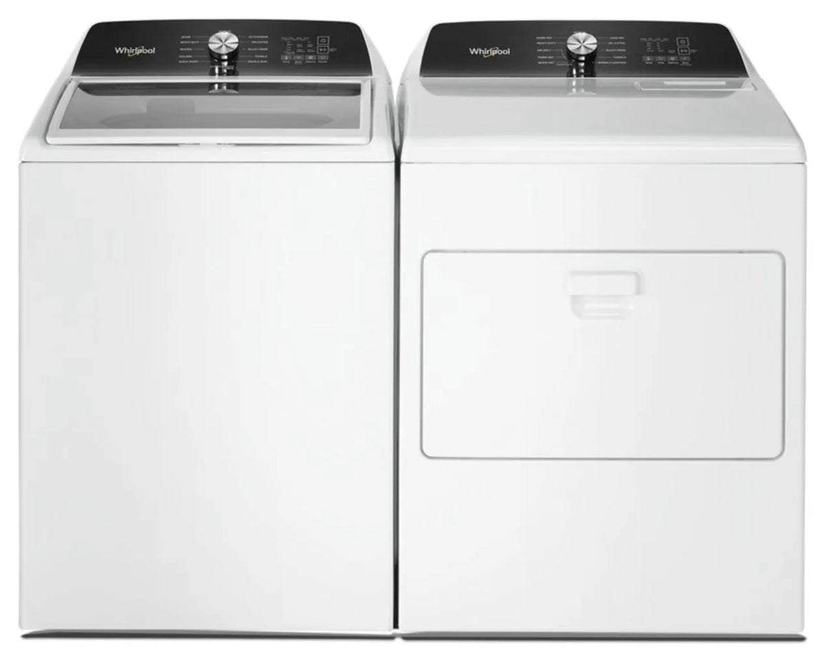 Whirlpool WTW5025SW 4.5 Cu. Ft. Top Load Washer, Built-In Faucet, Agitator