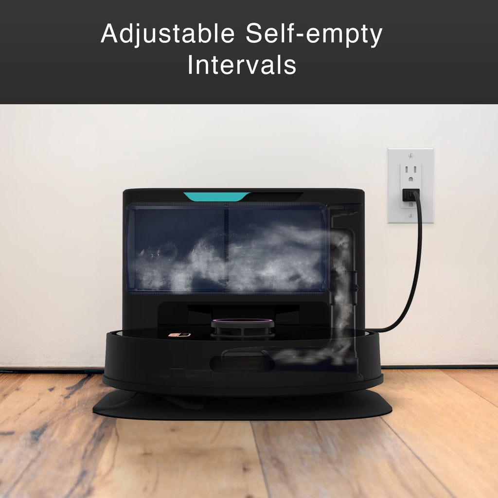 bObsweep Orb-i Robot Vacuum, 100-Day-Self Empeting bin, 5000pa Suction, Blackberry, New