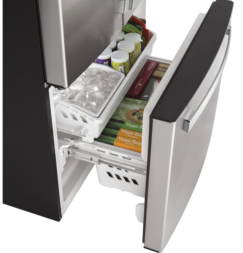 GE GWE19JYLFS 18.6 Cu. Ft. Stainless French Door Counter-Depth Refrigerator