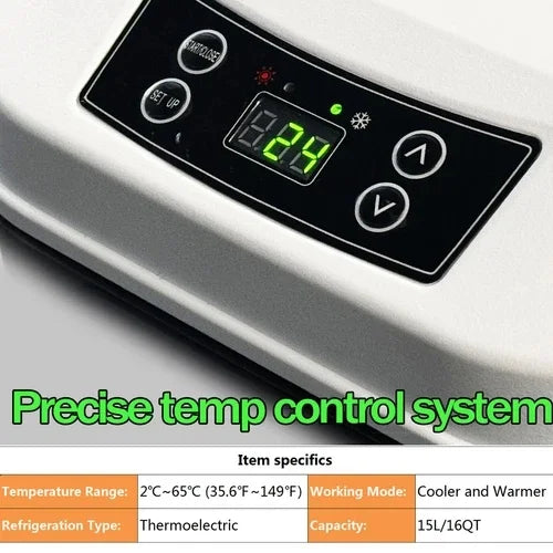 CAMOTUSE Portable Electric Cooler Warmer Truck Car Fridge Refrigerator Camp Mini Freezer