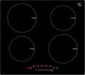 K&H 4 Burner 24 Inch Built-in Induction Electric Stove Top Ceramic Cooktop Touch Control 240V 6000W IN24-6004