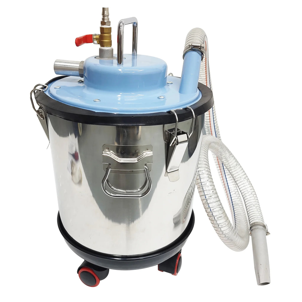 Industrial Pneumatic Vacuum Cleaner Dust Suction Machine Stainless Steel Cleaner 20L Capacity