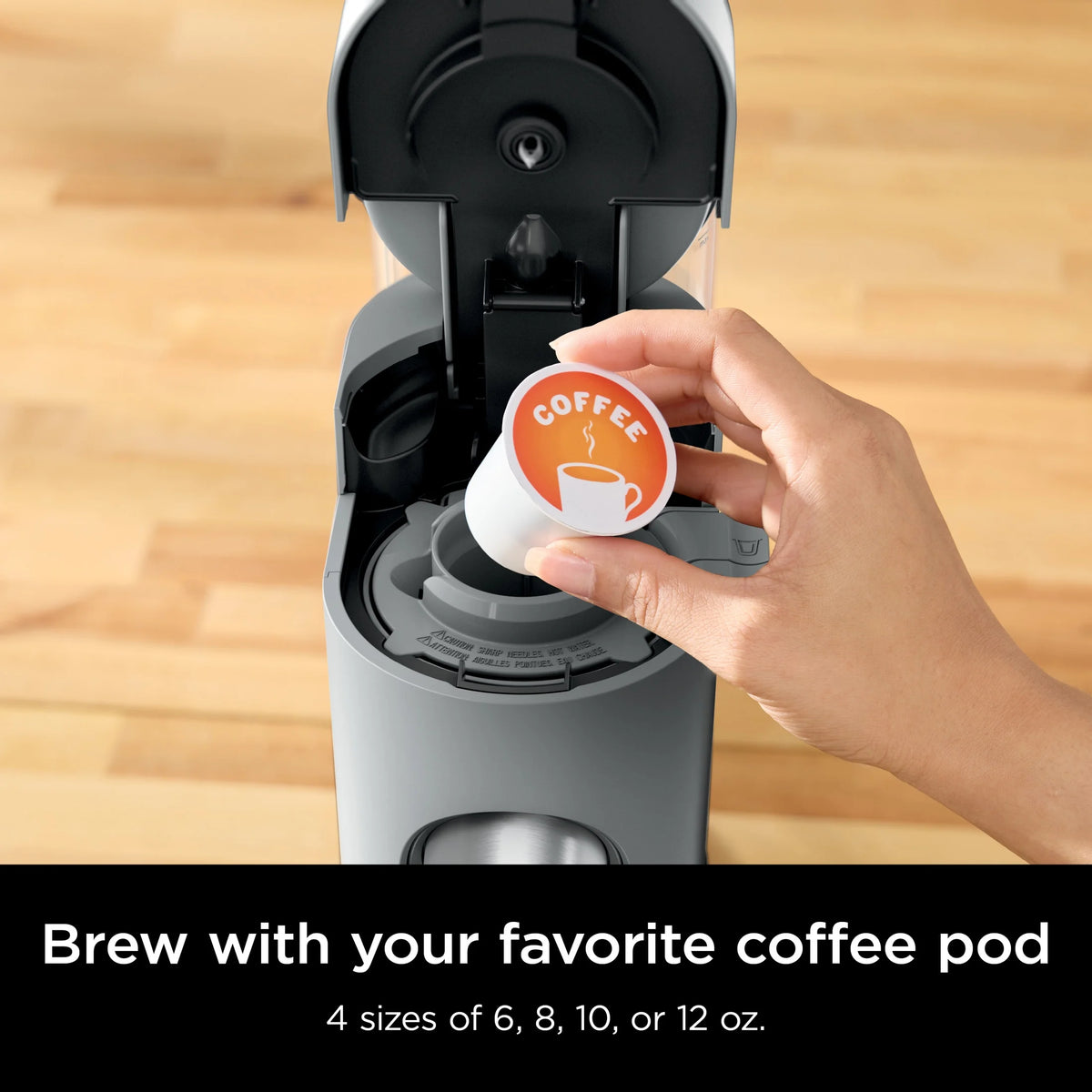 Ninja Single-Serve Pods & Grounds Hot and Iced Coffee Brewer with Rapid Cold Brew