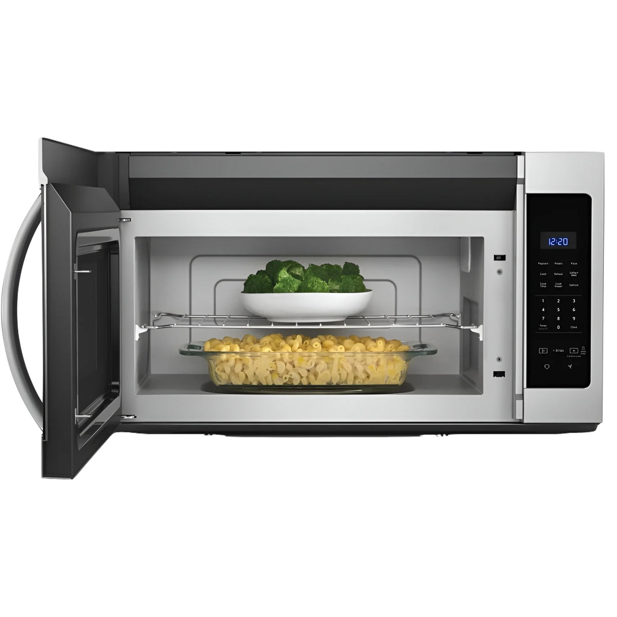 Whirlpool 1.7 Cu. Ft. Microwave Hood Combination Black