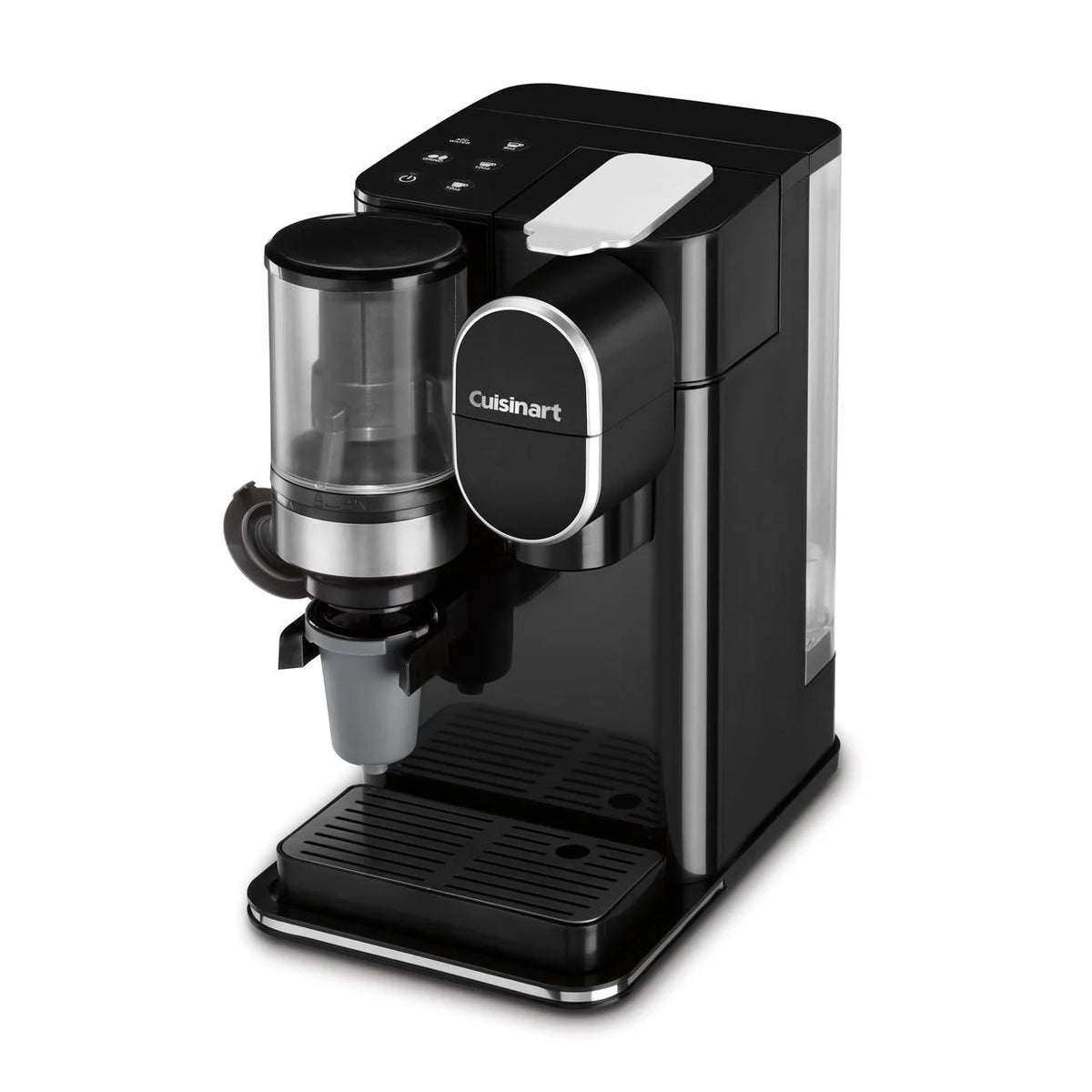 Cuisinart Grind & Brew Classic Black Single Serve Coffee Maker with Built-In Grinder