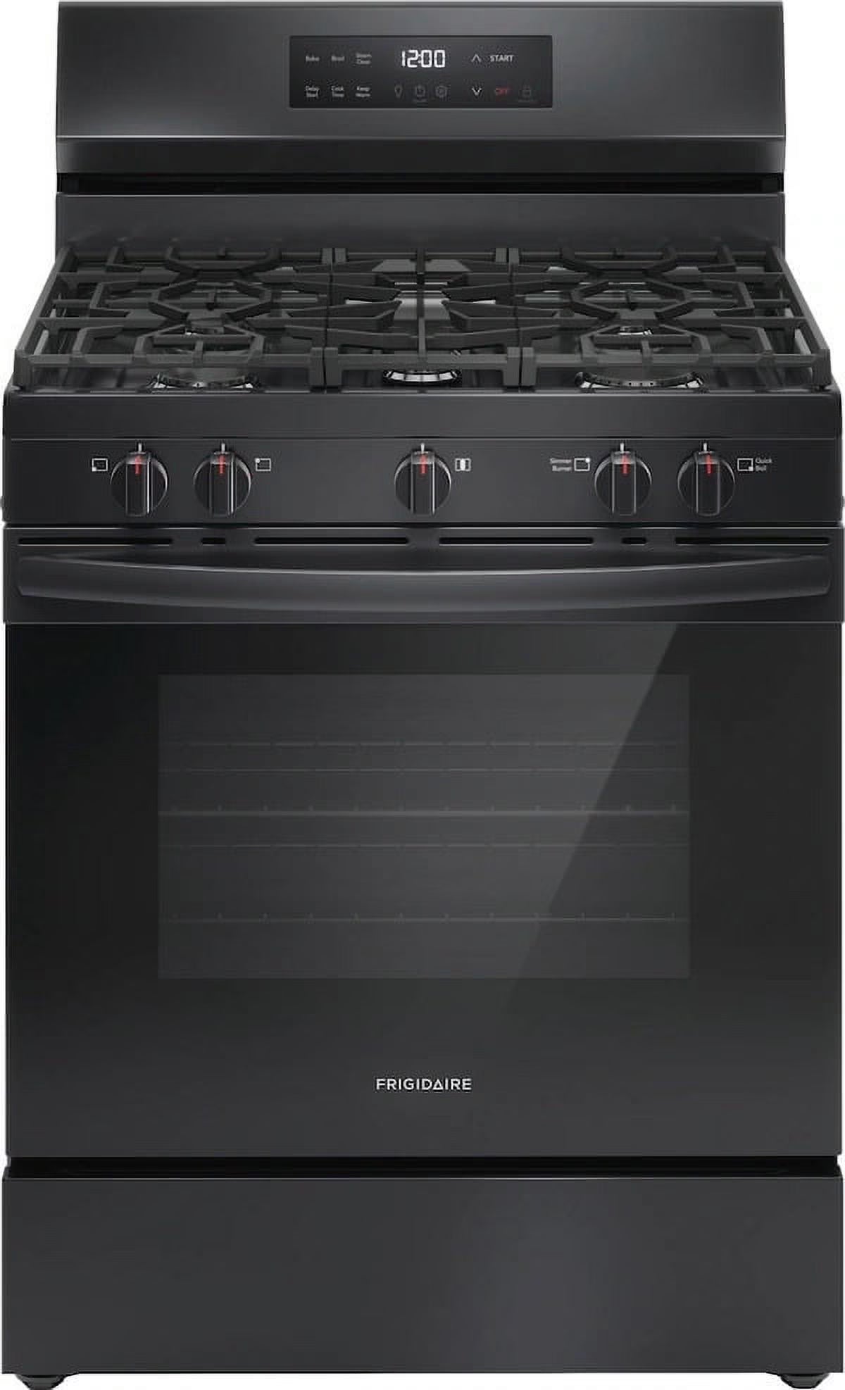 Frigidaire FCRG3062AS 30" Gas Range with Steam Clean, Stainless Steel