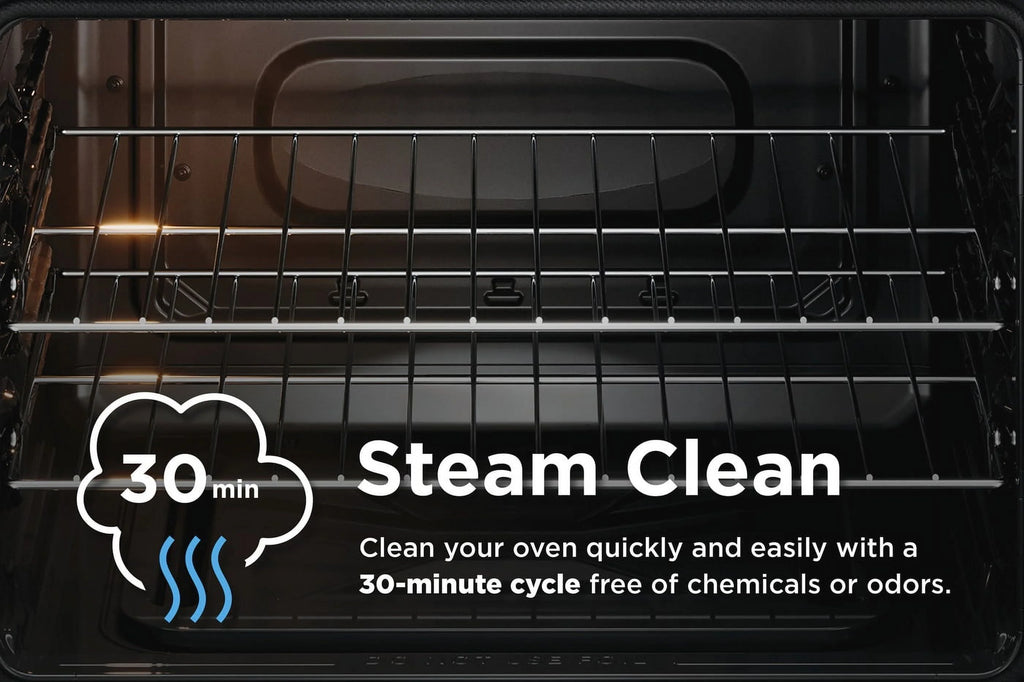 Frigidaire FCRE3062AS 30" Electric Range with Steam Clean, Stainless Steel