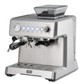 TRU All-in-One Espresso Maker with Grinder & Steam Wand - Premium Espresso Machine with Built-In Coffee Grinder - 15 Bar Pressure Pump - Adjustable Steam Controls & Cup Warmer