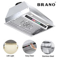 Brano 36-Inch Built-in Range Hood Insert , Voice/Gesture/Touch Control, 900 CFM, 4-Speed, Ducted/Ductless, Adjustable Lights