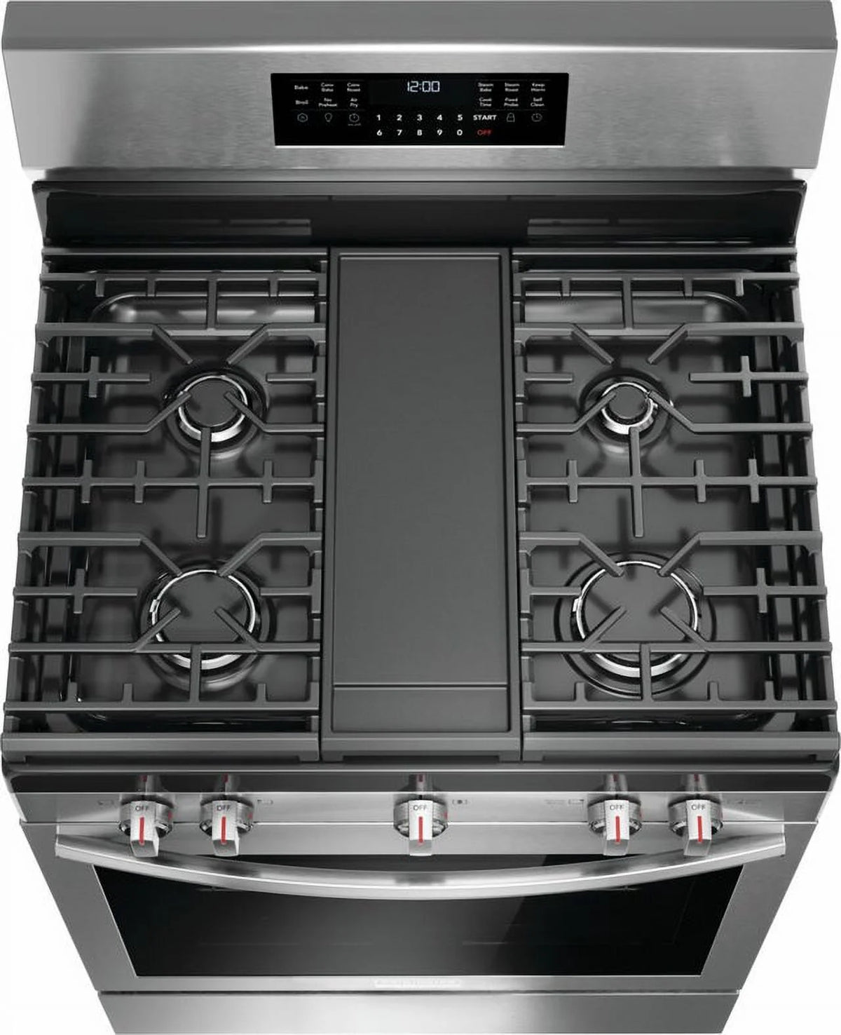 Frigidaire 30" Rear Control Gas Range-Stainless Steel GCRG3060BF