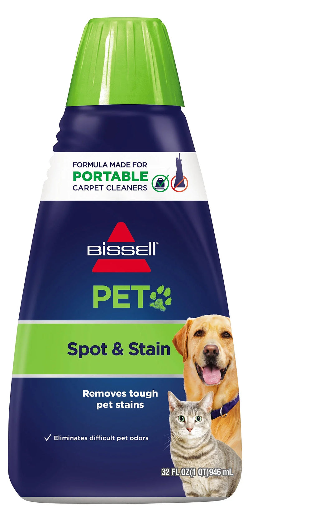 BISSELL Littlle Green ProHeat Advanced Pet Portable Deep Cleaning, for Carpet, Upholstery, and Auto, tough stain removal, Heatwave Technology, Lightweight, 2513W