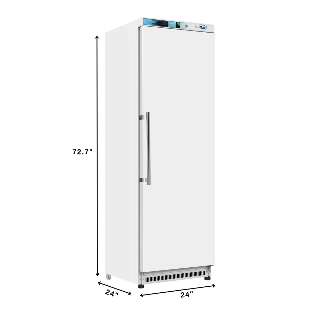 12 Cu. ft. Commercial Reach in Freezer in White Manual Defrost (KM-FMD12WH)