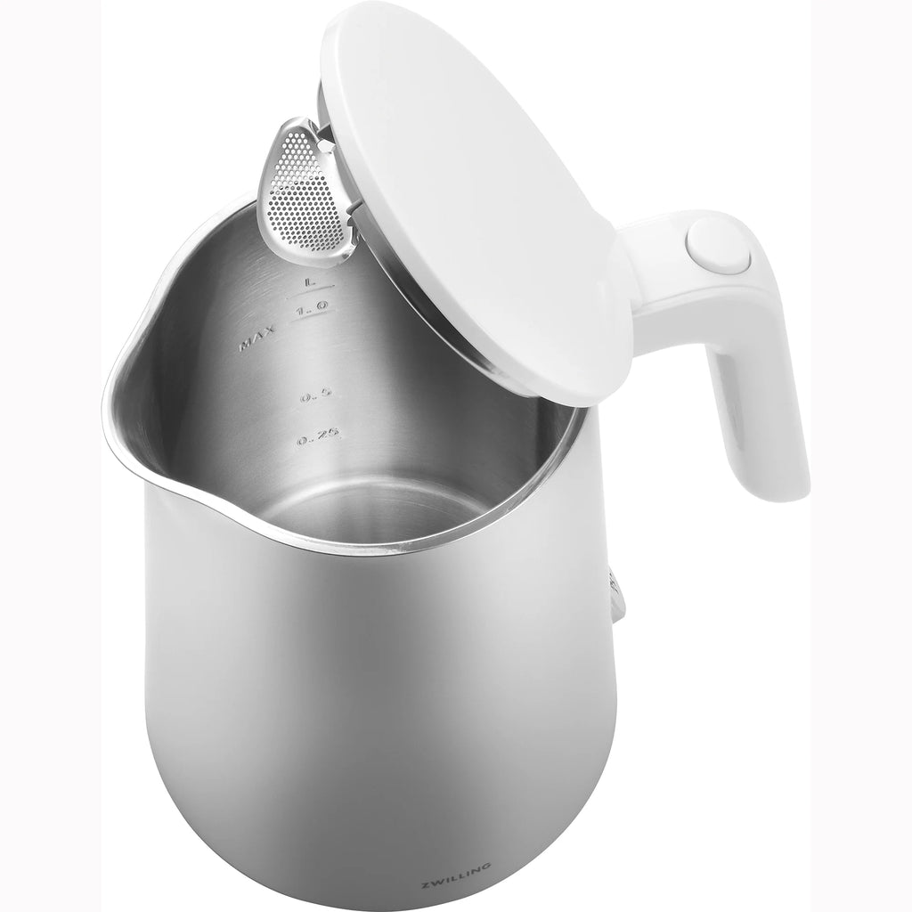ZWILLING Enfinigy Cool Touch 1-Liter Electric Kettle, Cordless Tea Kettle & Hot Water - Black