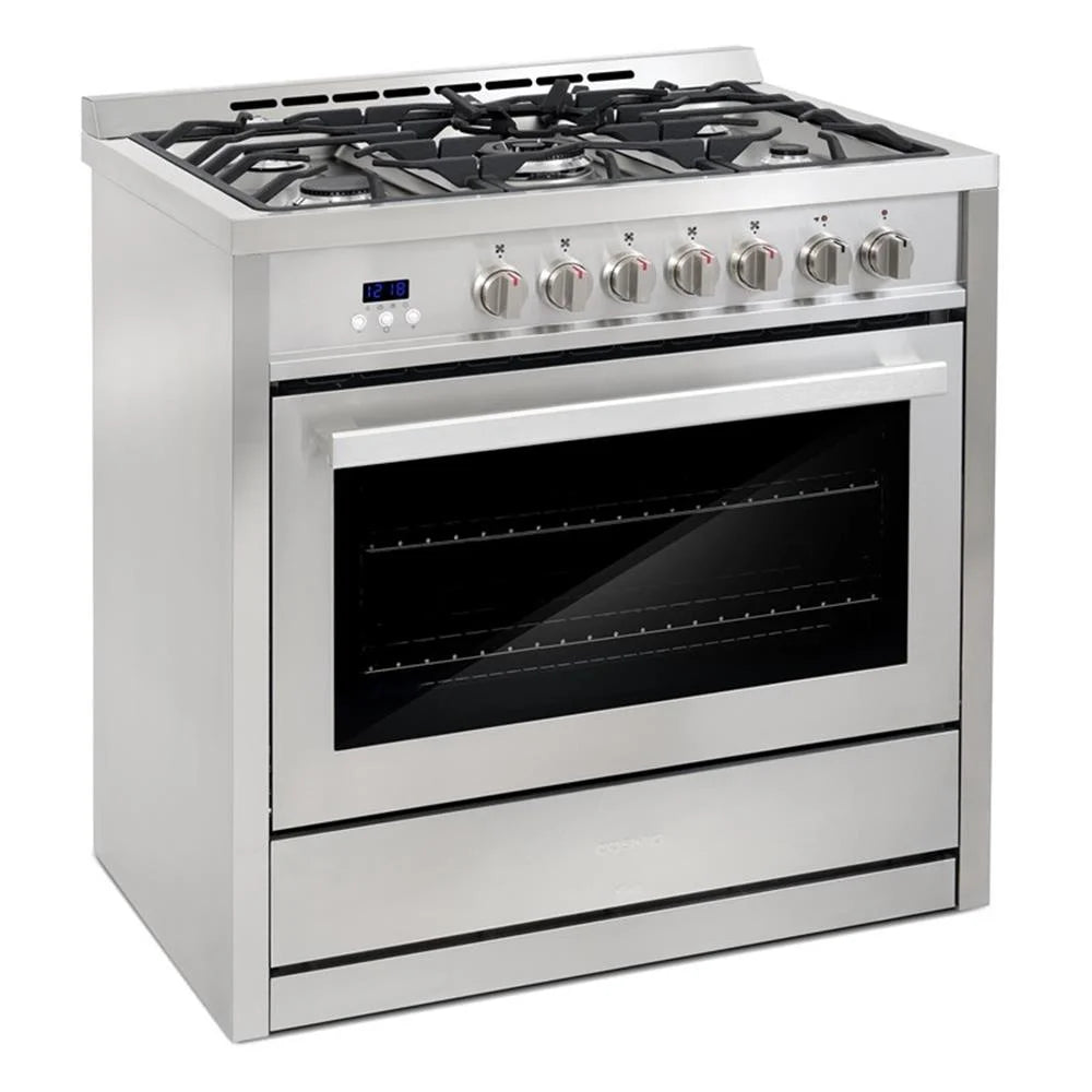 Cosmo COS-F965NF 36 in. Stainless Steel Dual Fuel Range with Convection Oven