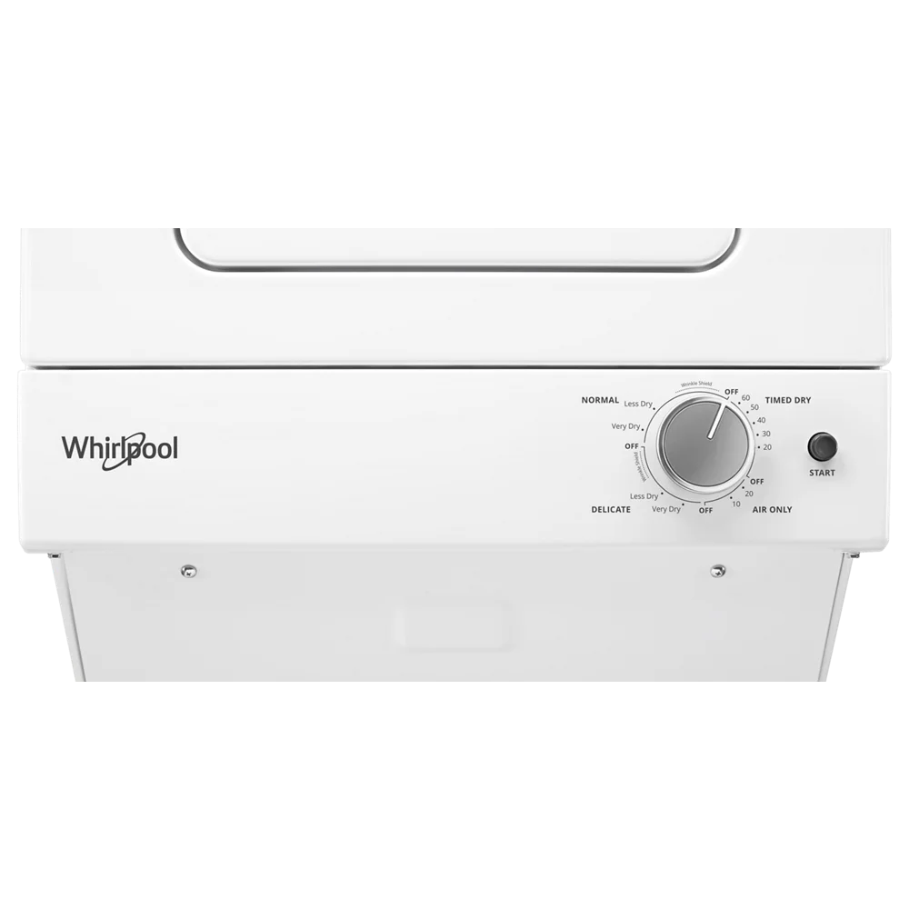 WHIRLPOOL WET4124HW combination washer electric dryer