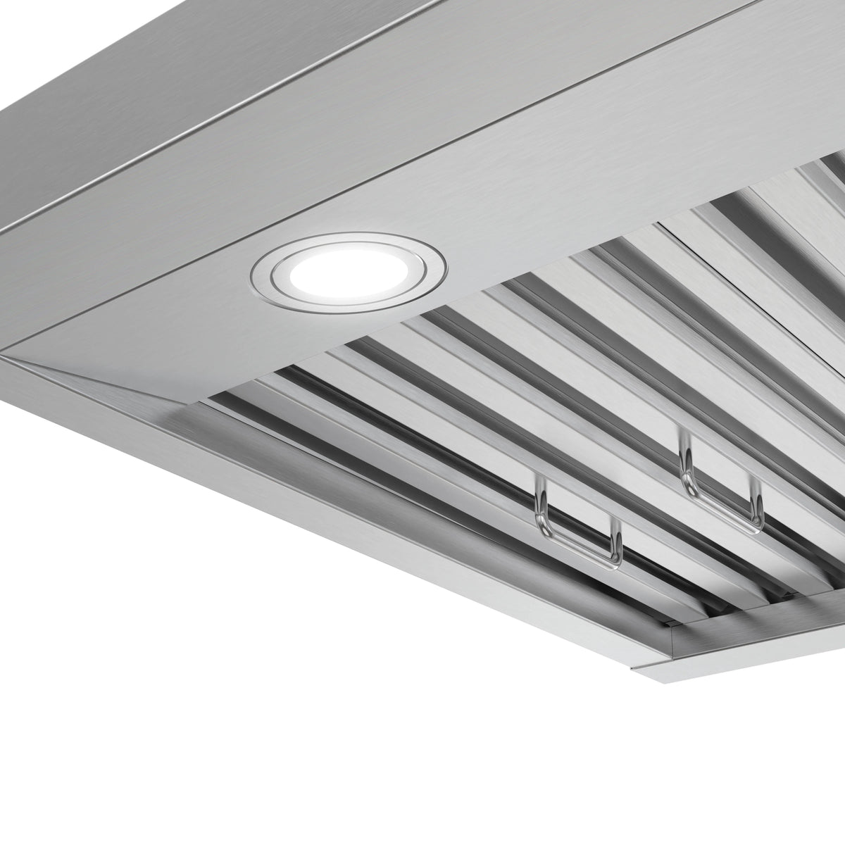 Streamline 30 in. Montecreto Ductless Undermount 406 CFM Range Hood in Brushed Stainless Steel with Baffle Filters, Touchpad Control, LED Lights