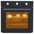 24" Electric Single Wall Oven, 2.5Cu.ft Built-in Electric Convection Oven with Air Frying Function, 8 Baking Modes, 3000W, 240V