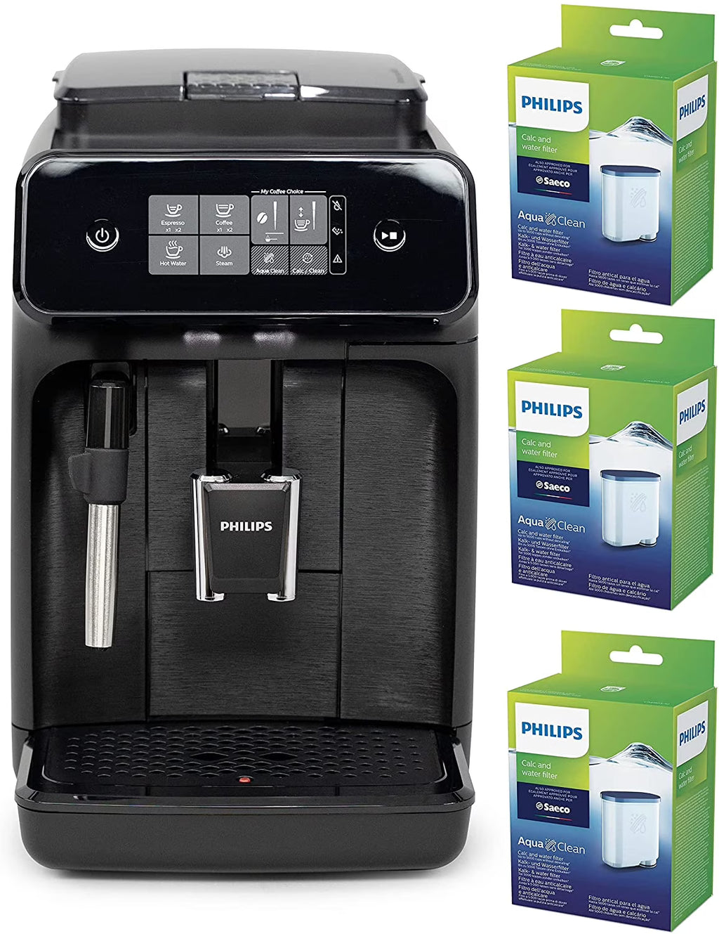 Philips Carina EP1220/04 Superautomatic Espresso Machine With 3 Aquaclean Filters