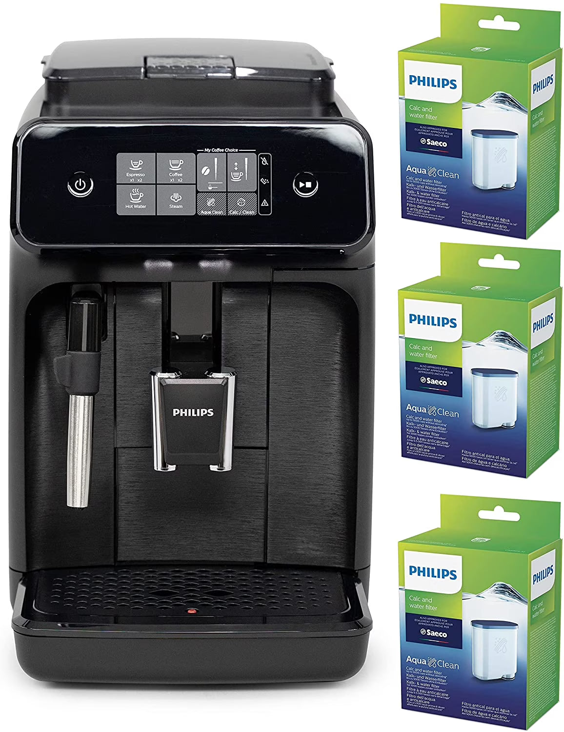 Philips Carina EP1220/04 Superautomatic Espresso Machine With 3 Aquaclean Filters