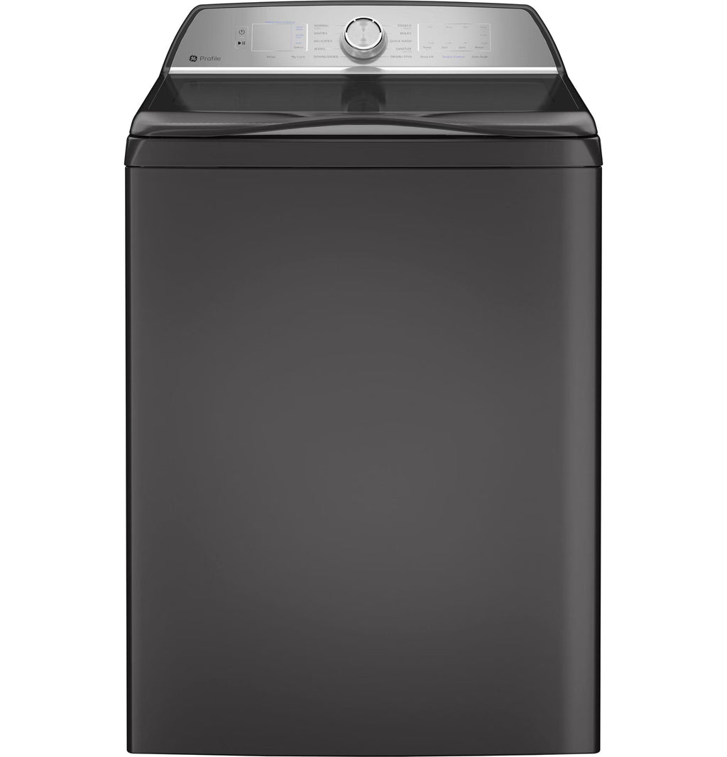 GE Appliances 4.9 cu ft White Top Load Washing Machine with Smarter WashTechnology and FlexDispense