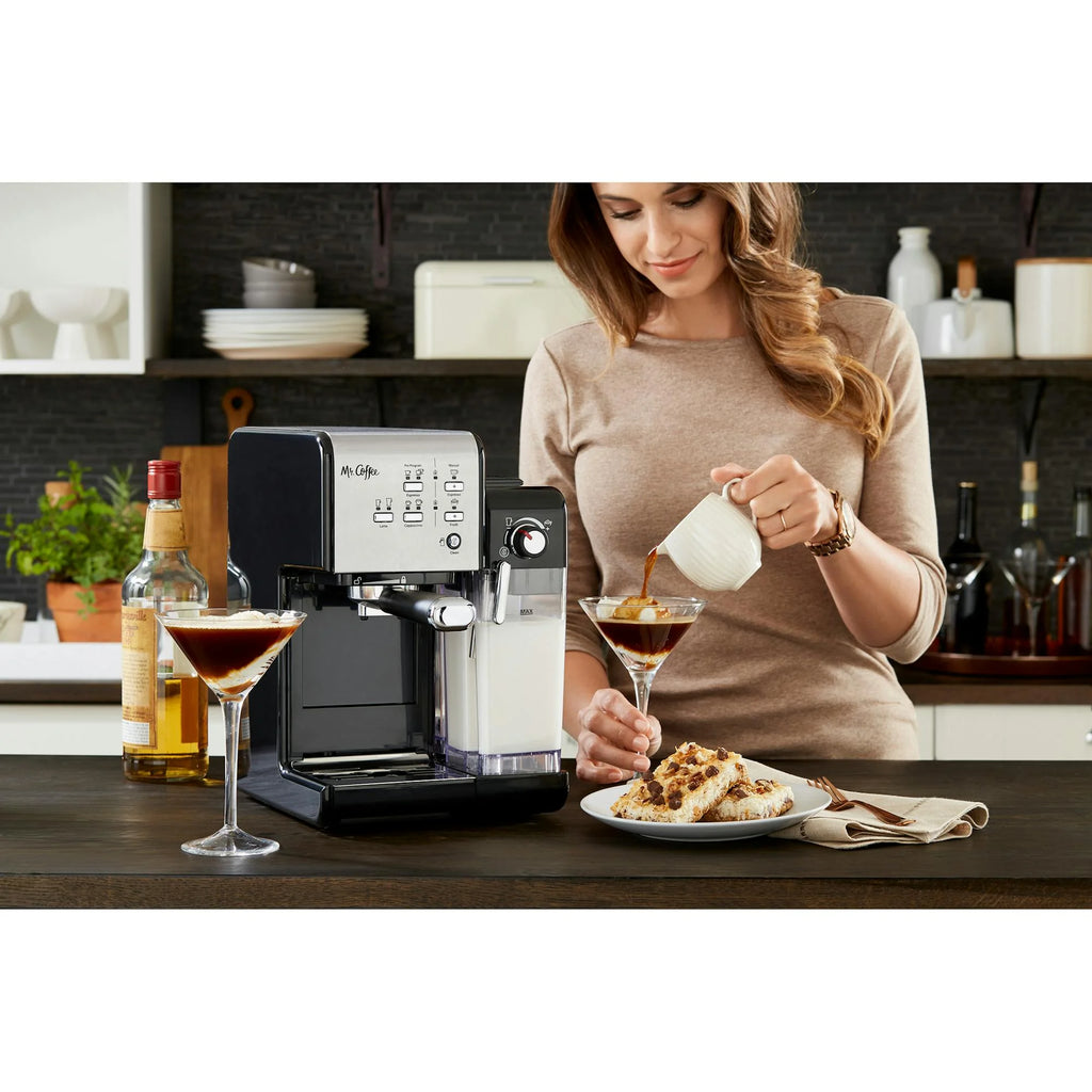Mr. Coffee? One-Touch CoffeeHouse Espresso and Cappuccino Machine