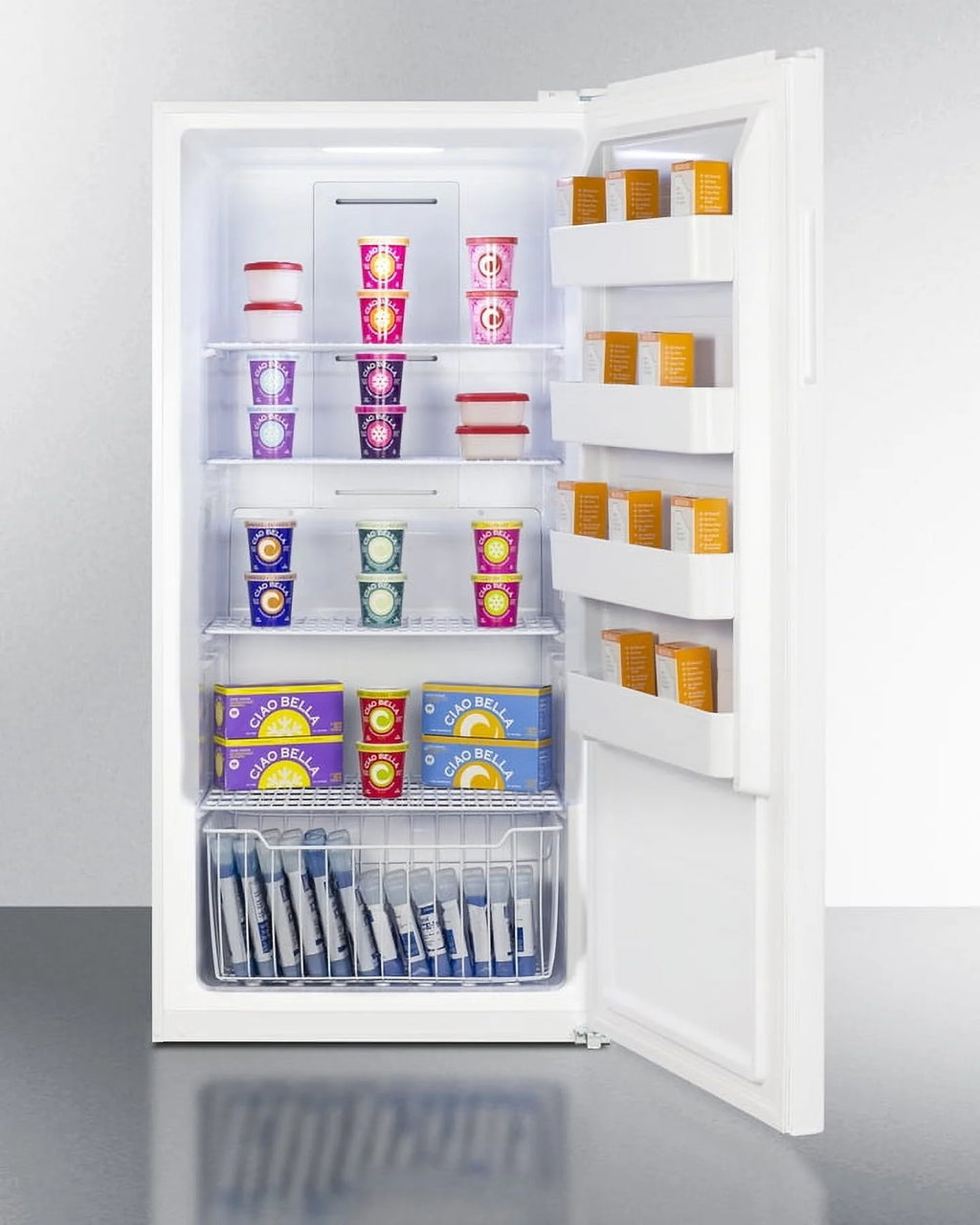 Summit Appliance UF22W 33 in. Convertible All-Freezer - Refrigerator