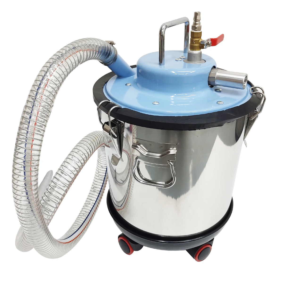 Industrial Pneumatic Vacuum Cleaner Dust Suction Machine Stainless Steel Cleaner 20L Capacity