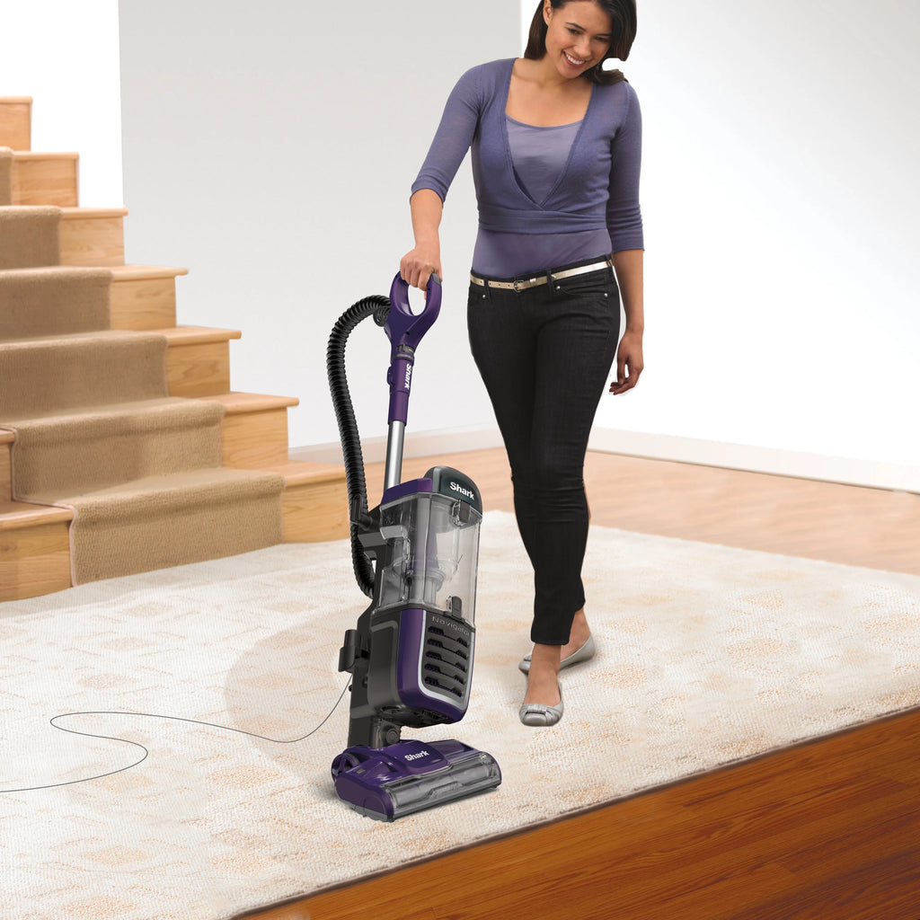 Shark Upright Vacuum, Navigator Swivel Pro, Bagless, Powerful Suction, Advanced Maneuverability, Complete Seal with HEPA Filter, Hard Floor and Carpet, Upholstery and Crevice Tool, NV150, Purple
