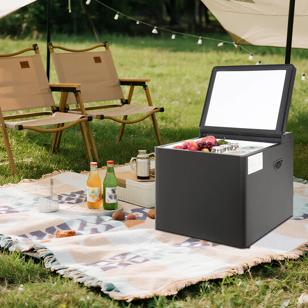 Smad Chest Freezer LPG/12V/110-120V Refrigerator Outdoor Travel Fridge 1.6 Cu ft Indoor Car