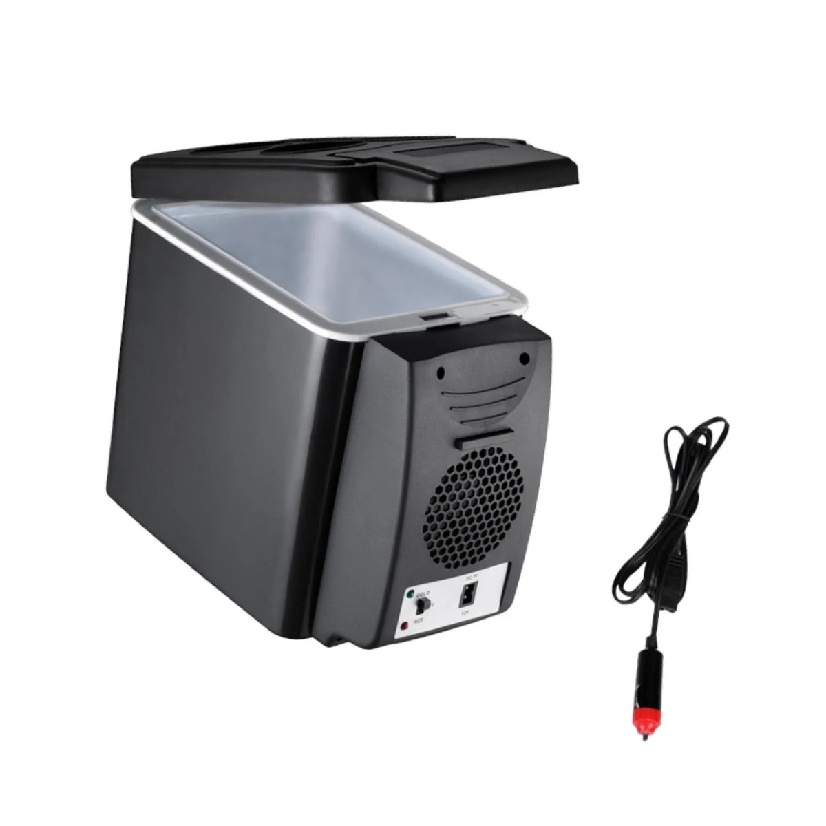 Esquirla Mini Fridge 6L Food Compact Office Can Small Car Refrigerator Freezer Single Hole