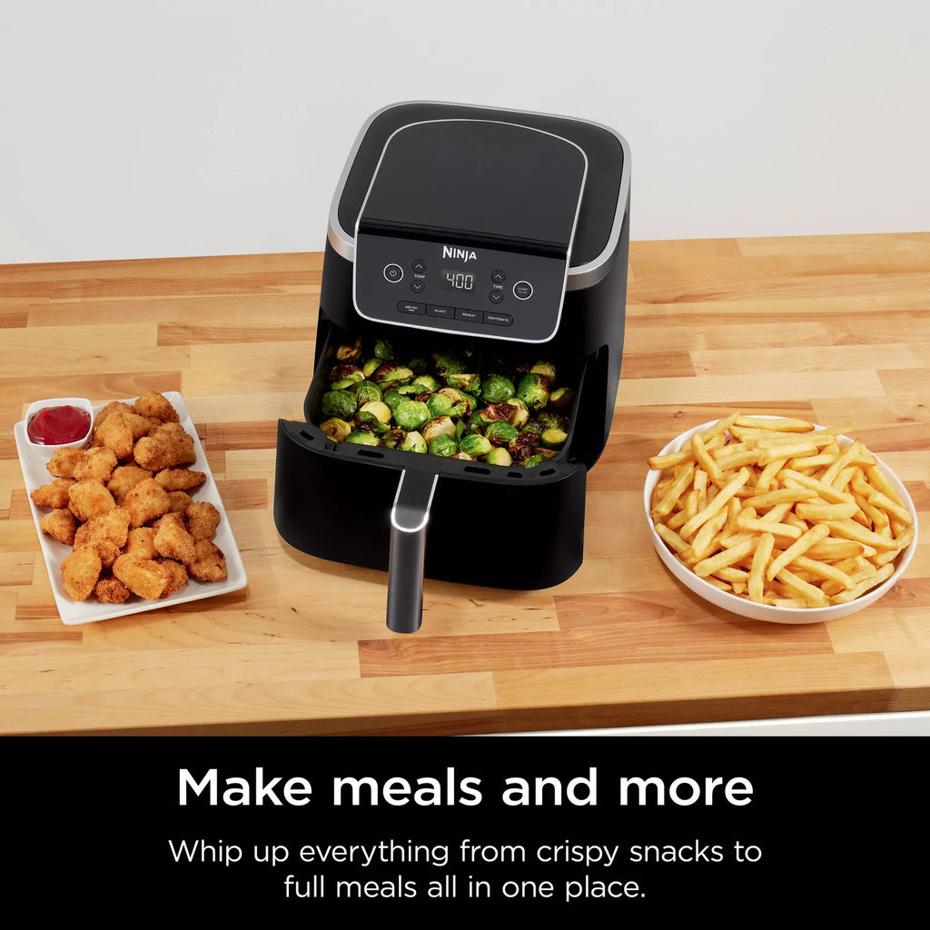 Ninja0 - Air Fryer Pro 4-in-1 with 5 QT Capacity - Gray
