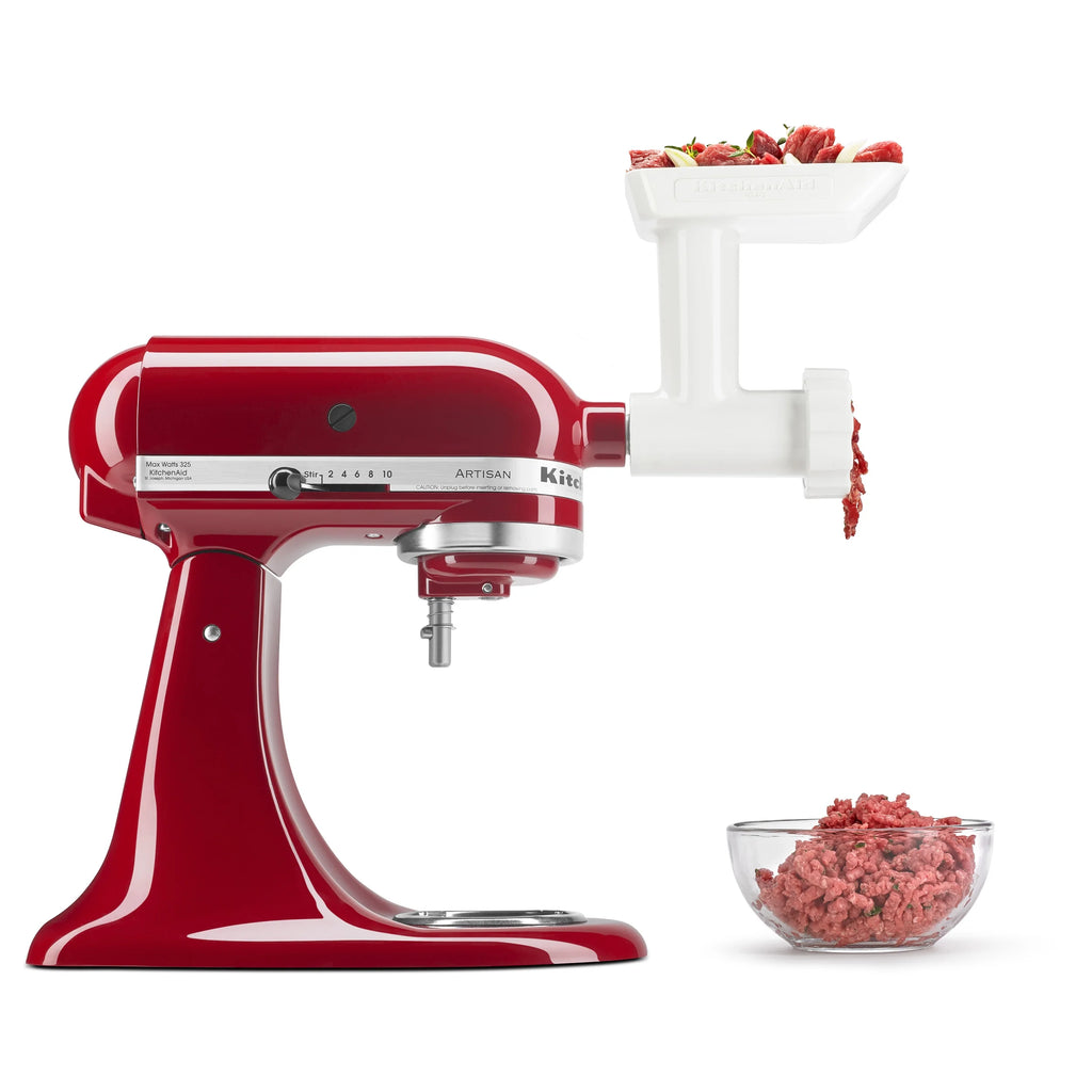 KitchenAid Slicer/Shredder + Grinder/Sausage Stuffer Attachment Pack (KSMGSSA)